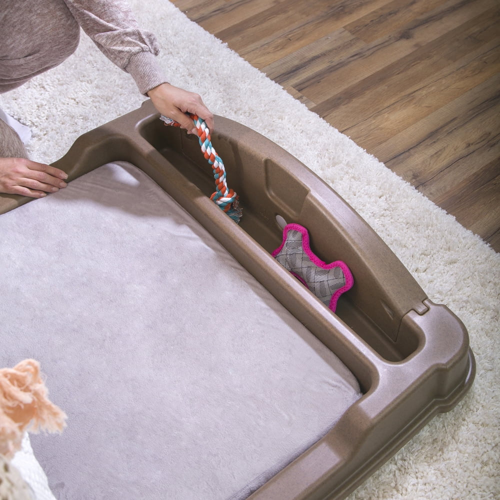 Close 'N' Cozy Hideaway Dog Bed Brown