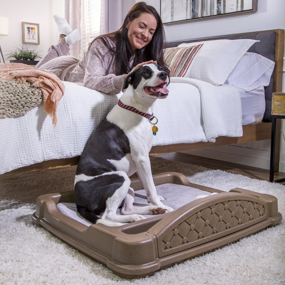 Close 'N' Cozy Hideaway Dog Bed Brown