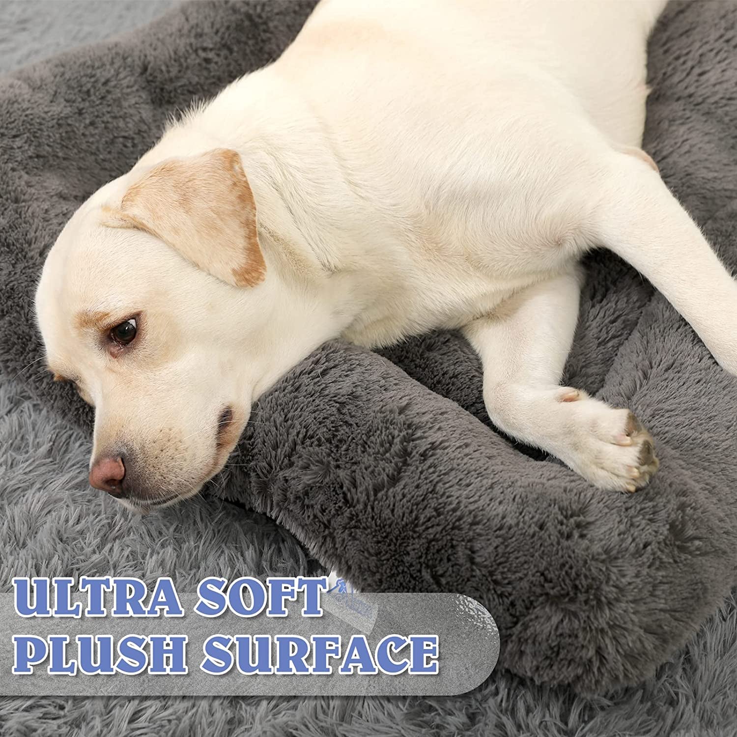 Washable Dog Crate Bed Cushion - Medium Size Dogs, 30 INCH Crate Pad