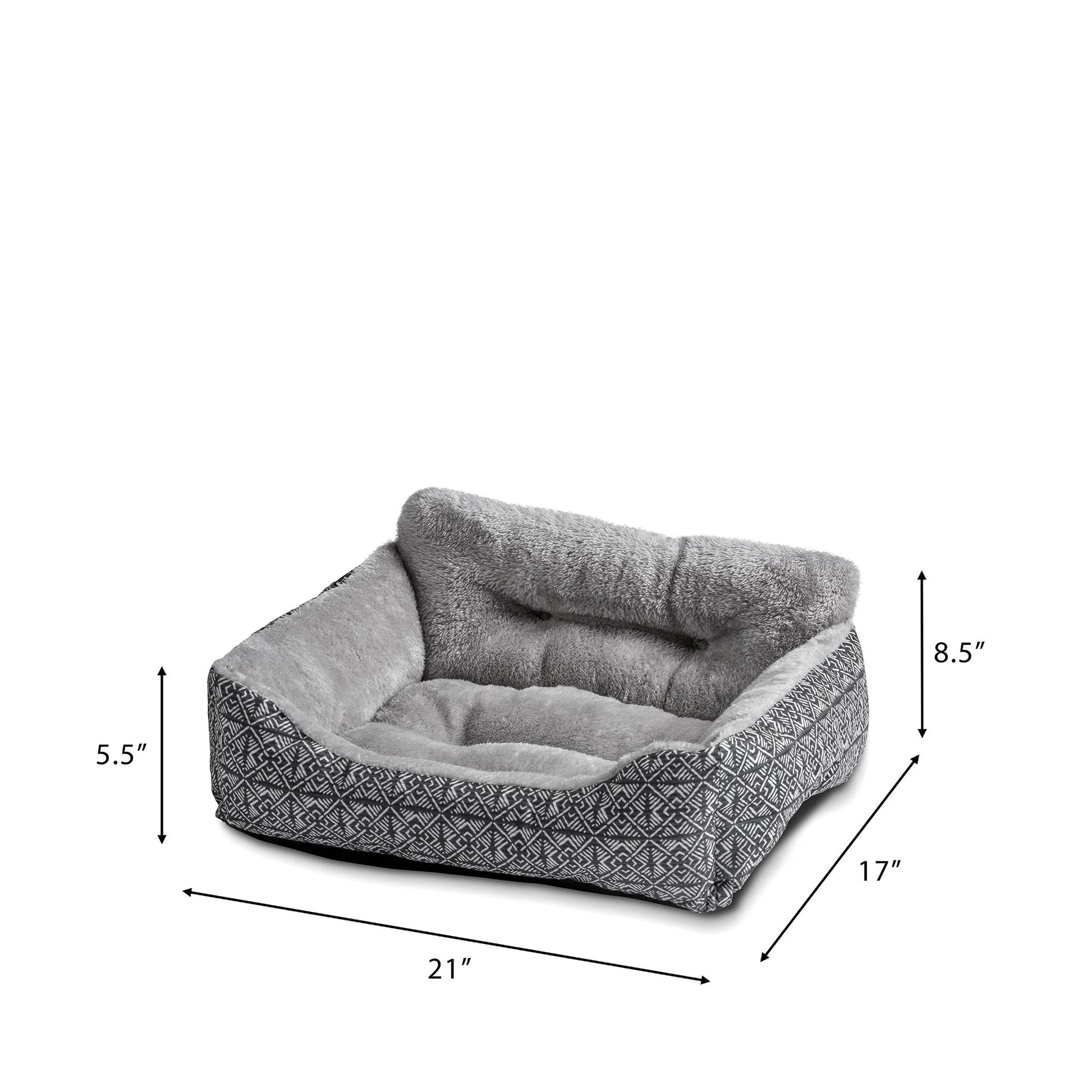 Lounger Pet Bed, Small, 21” X 17”