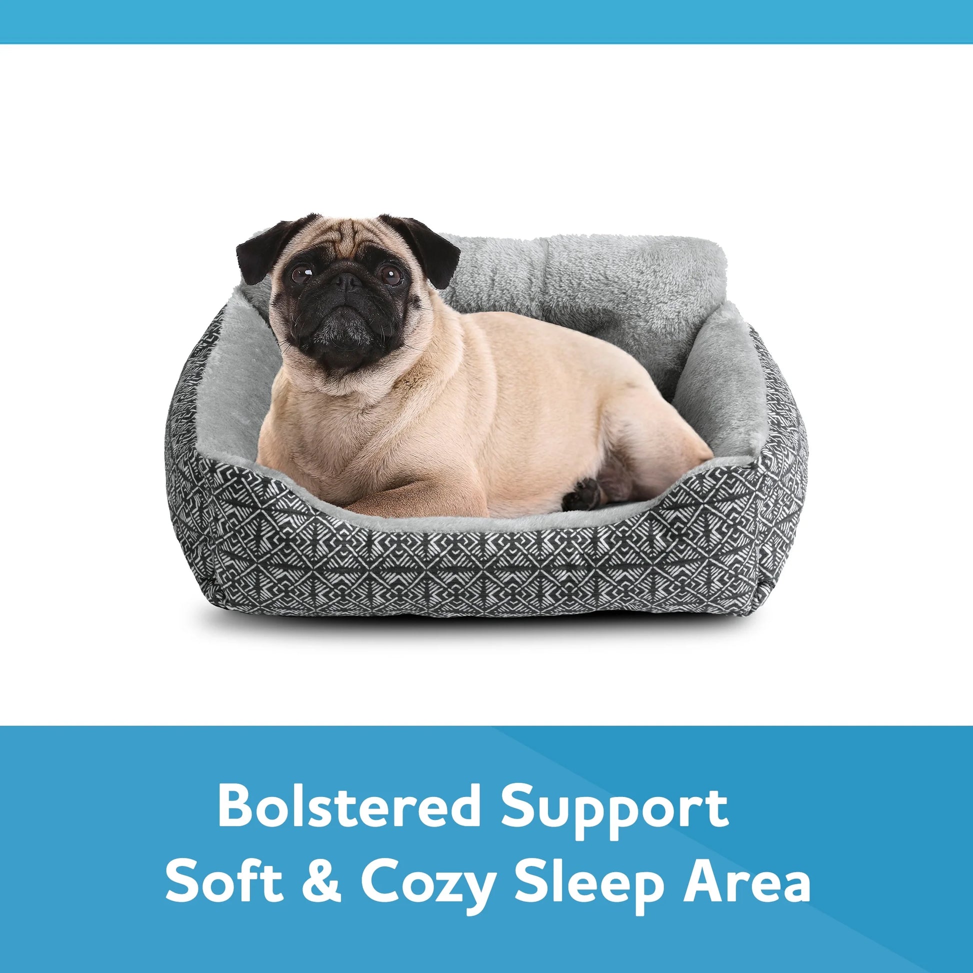 Lounger Pet Bed, Small, 21” X 17”
